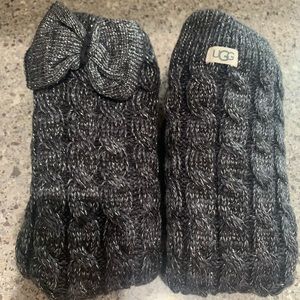 UGG LAILA BOW FLEECE LINED SOCK
